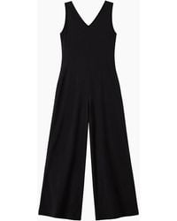 Ro&zo - V Neck Jersey Jumpsuit - Lyst