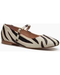 Hush Puppies - Pasha Leather Zebra Shoes - Lyst