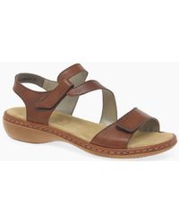Rieker - Sphere Riptape Sandals - Lyst
