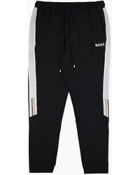 BOSS - Boss X Matteo Berrettini Tracksuit Bottoms With Contrast Tape And Branding 001 - Lyst