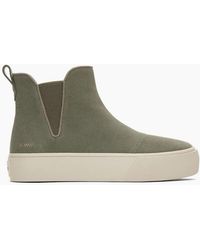 TOMS - Fenix Platform Boots Vetiver - Lyst