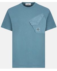 Stone Island - Slant Pocket 2100008 T Shirt - Lyst