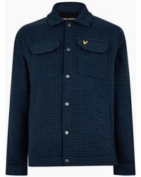 Lyle & Scott - Lyle & Scott Textured Muddy Jacket - Lyst