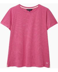 Crew - Perfect Stripe Short Sleeve T-Shirt - Lyst
