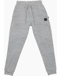 Aquascutum - Solid Patterned Tapered Fit Slim Joggers - Lyst