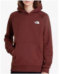 The North Face - Raglan Redbox Hoodie Dark Oak Further Reduced From £69.99 Now Only £39.95 - Lyst