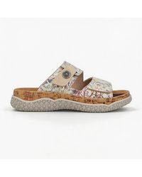 Rieker - V0300 Cross Strap Sandals - Lyst