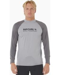 Rip Curl - Rip Curl Shock Upf Long Sleeve Rash Vest - Lyst