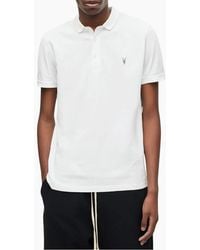 AllSaints - All Saints Reform Polo Shirt Summer Cotton Top - Lyst