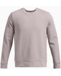 Under Armour - Unstoppable Crew Neck Ribbed Collar Long Sleeve Sweater - Lyst