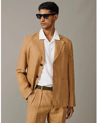 aubi - Belvedere Relaxed Linen Jacket - Lyst