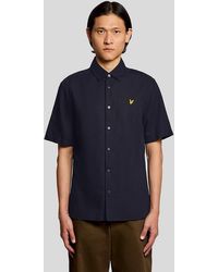 Lyle & Scott - Short Sleeve Linen Blend Shirt - Lyst