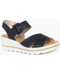 Rieker - Jamaica Wedge Heel Sandals - Lyst