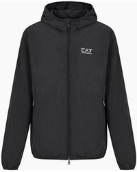 EA7 - Lightweight Core Id Logo Windbreaker - Lyst