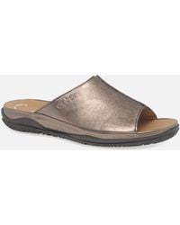 Gabor - Idol Leather Wide Fit Mules - Lyst