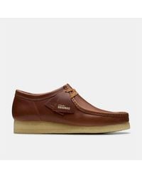 Clarks - Wallabee Moc Toe Lace Up Boat Shoes - Lyst