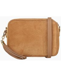 Elie Beaumont - Crossbody Suede Messenger Bag - Lyst