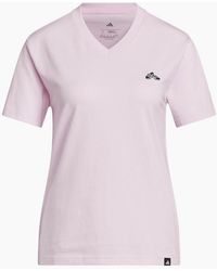 adidas - Slide V Neck T-Shirt - Lyst