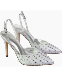 XY London - Ladies Shelly Pointed Bridal High Heels - Lyst