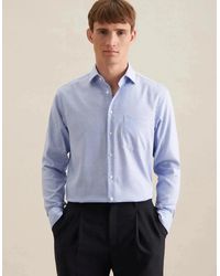 Seidensticker - Regular Fit No Iron New Kent Structured Business Shirt Light - Lyst