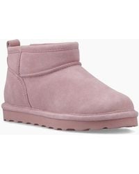 BEARPAW - Shorty Suede Peony Winter Ankle Boots - Lyst