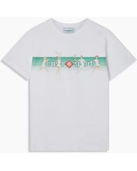 CASABLANCA - Casa Blanca Tee Shirt Playful Stripes - Lyst