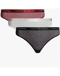 Tommy Hilfiger - Gift Underwear 3 Pack Thongs Multicoloured - Lyst