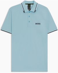 BOSS - Hbg Paddy Pro Premium Cotton Polo Shirt - Lyst