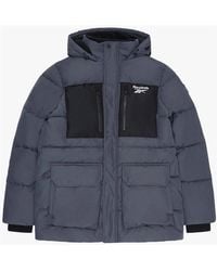 Reebok - Rb1577 Puffer Parka Jacket - Lyst