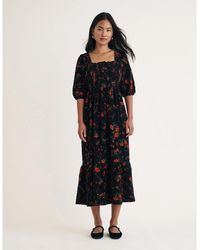 Nobody's Child - Elsa Square Neck Midi Dress - Lyst
