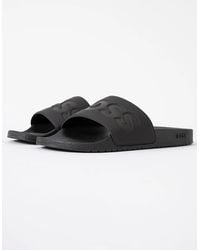 BOSS - Boss Aryeh Italian-Made Slides With Large Logo Detail - Lyst