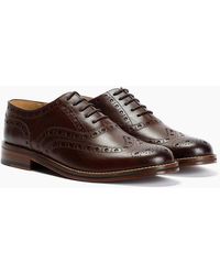 Chapman & Moore - Oxford Brogue Leather Mahogany Shoes - Lyst