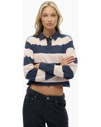 Superdry - Athletic Essentials Long Sleeve Polo Shirt - Lyst