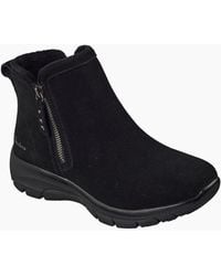 Skechers - Easy Going Urban Zip Ankle Boots - Lyst