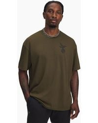 Under Armour - Project Rock Warrior Print Crew Neck Short Sleeve T-Shirt - Lyst