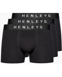 Henleys - Coalink Boxers 3Pk - Lyst