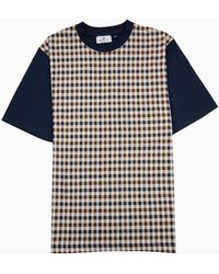 Aquascutum - Active Side Club Check T Shirt - Lyst
