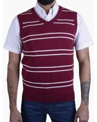 Levi's - Levi's 32888-0011 Sleeveless Jumper Knit Vest Pullover Casual Golf Sweater - Lyst