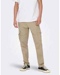 Only & Sons - Dean Regular Fit Cargo Pants - Lyst