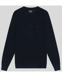 Lyle & Scott - Pure Lambswool Crew Neck Jumper - Lyst