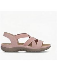 Rieker - 64857 Ankle Strap Sandals Rose - Lyst