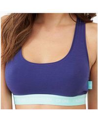 Calvin Klein - Ck One Recycled Bottles Bralette, Whale - Lyst