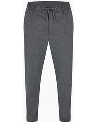 BOSS - Solid Patterned Straight Trousers - Lyst