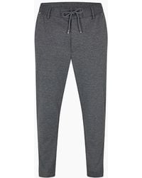 BOSS - Solid Patterned Straight Trousers - Lyst