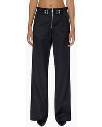 DIESEL - P Smilace Trousers Regular Fit Bootcut High Waist Ladies Pant - Lyst