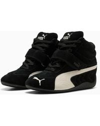 PUMA - Speedcat Wedge Og Suede Trainers - Lyst