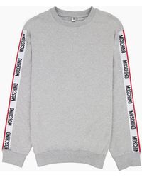 Moschino - Underwear Tape Logo Crew Neck Sweatshirt 0489 - Lyst