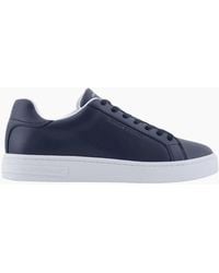 ARMANI EXCHANGE - Leather/ Sneaker Trainer - Lyst