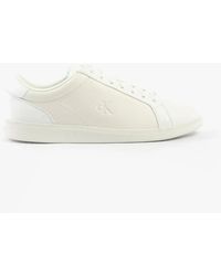Calvin Klein - Low Profile Cupsole Trainers Triple Bright - Lyst