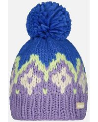 Barts - Curley Retro Wool Knitted Bobble Hat - Lyst